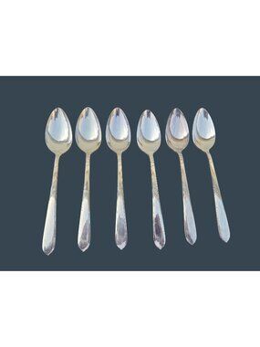6 Berkley Square 7 3/8" Silverplate Tablespoons Community